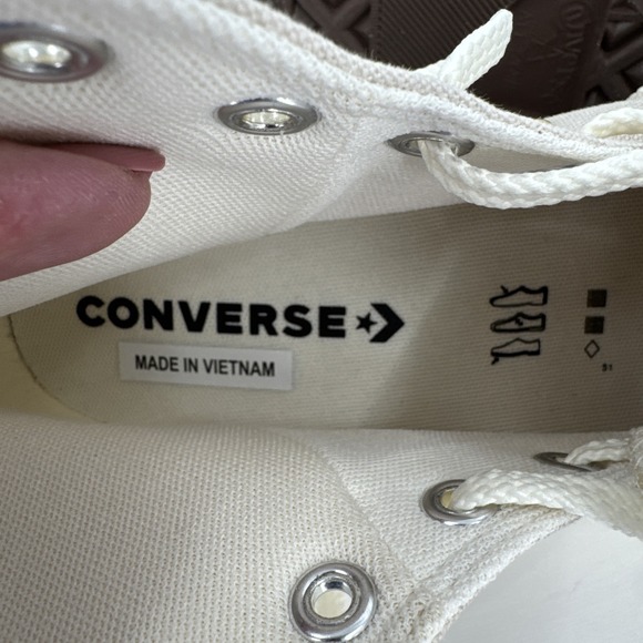 Converse Chuck Taylor All Star Lift Platform Womens Golden Element Size 8.5 - Picture 9 of 11